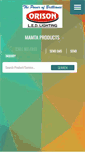 Mobile Screenshot of orisonproducts.com